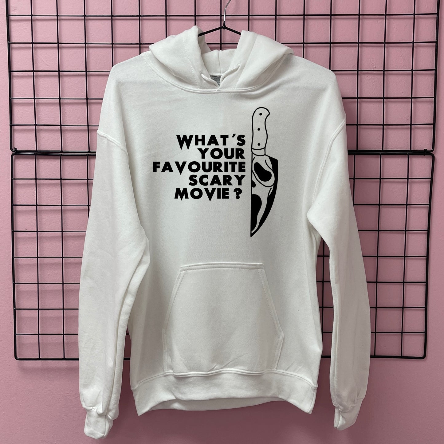 WHAT'S YOUR FAVOURITE SCARY MOVIE HOODIE
