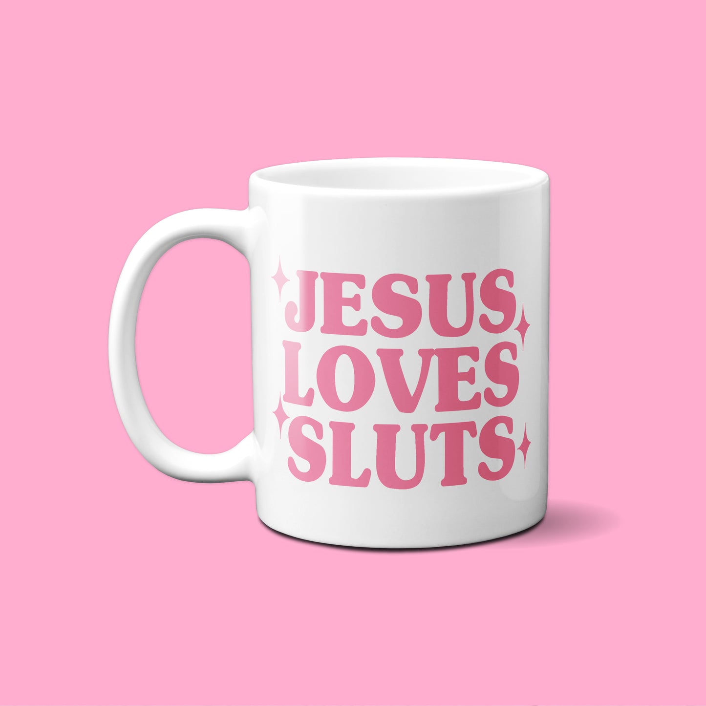 JESUS LOVES SLUTS KEYRING