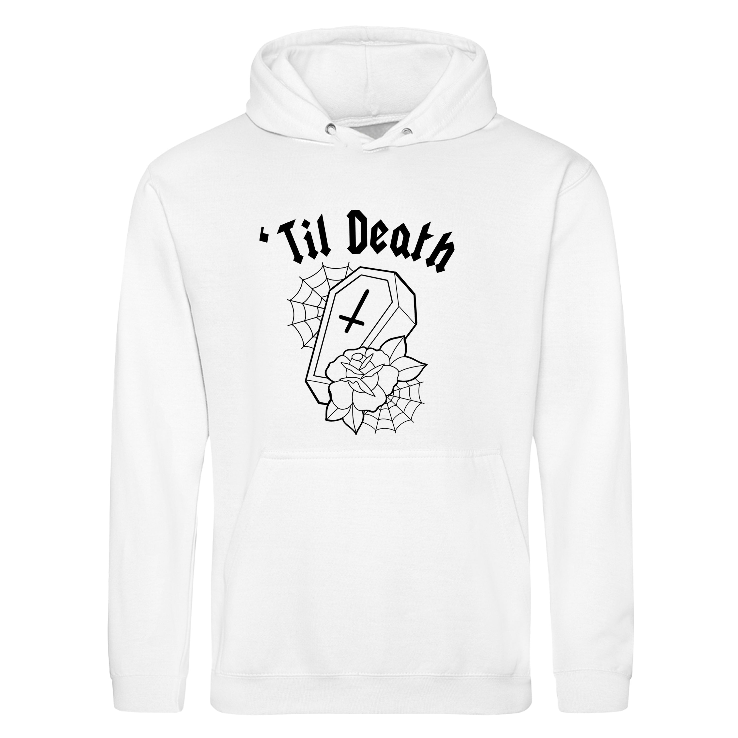 TIL DEATH COFFIN HOODIE
