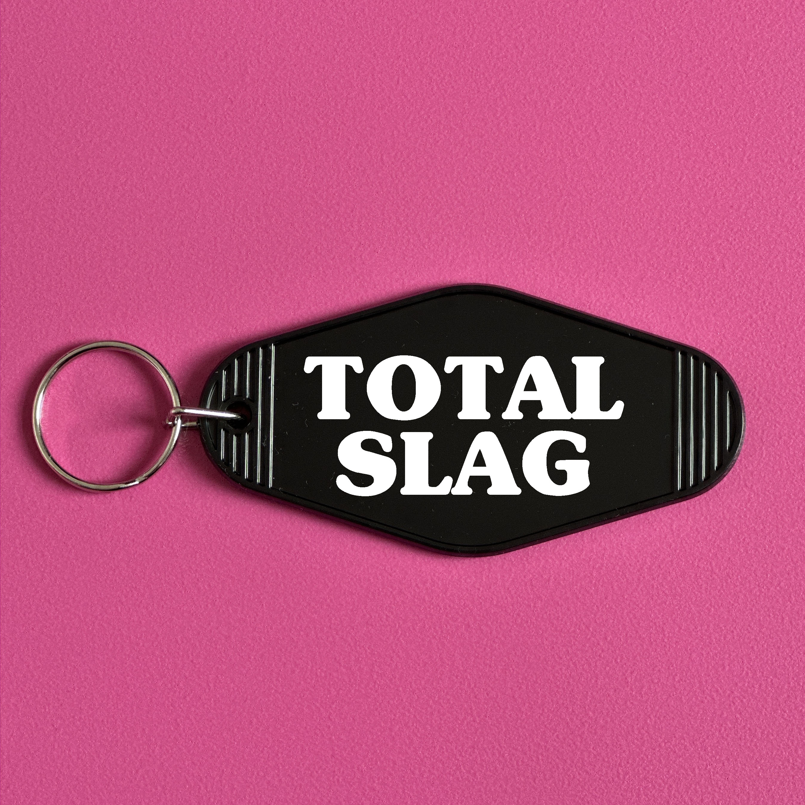 TOTAL SLAG KEYRING