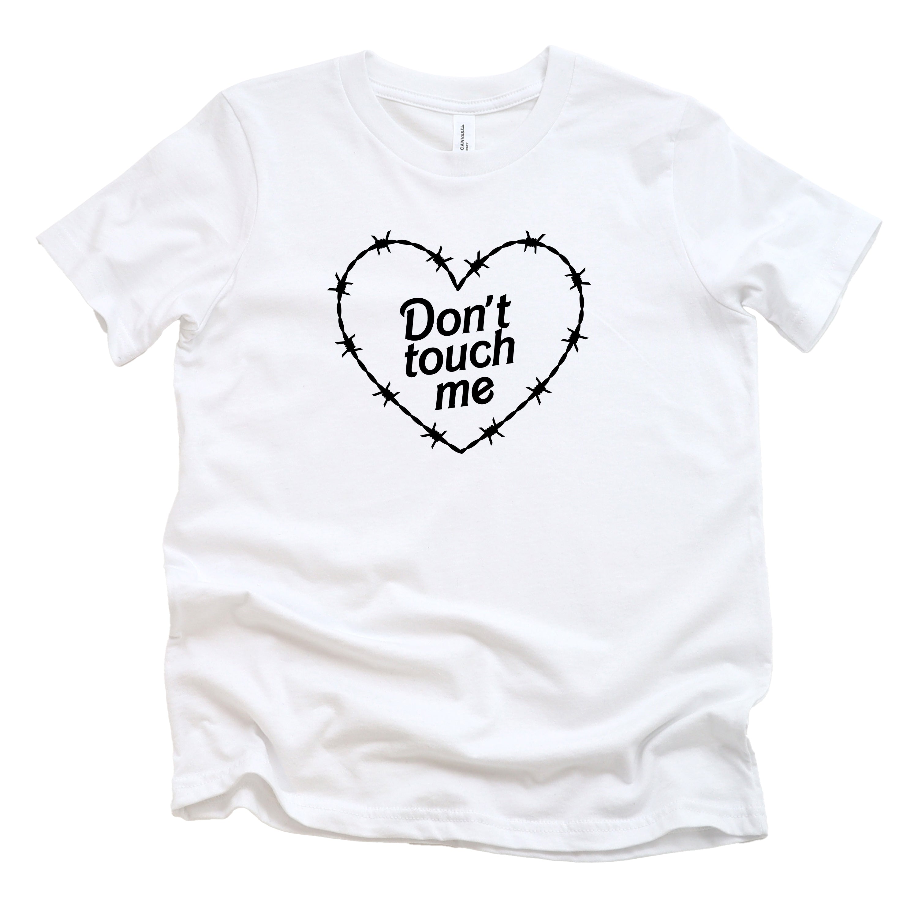DON'T TOUCH ME KIDS T-SHIRT