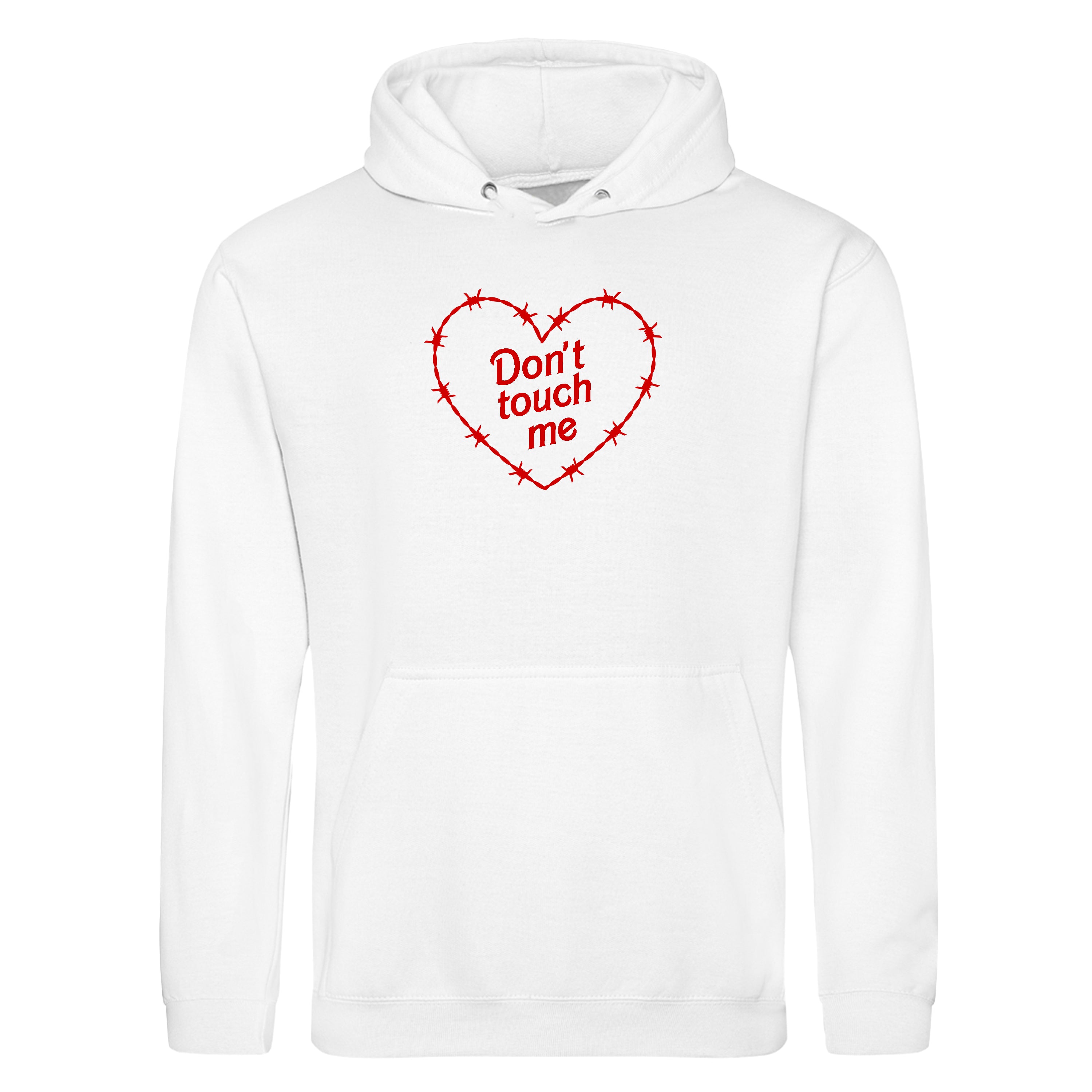 DON'T TOUCH ME BARBED HEART HOODIE