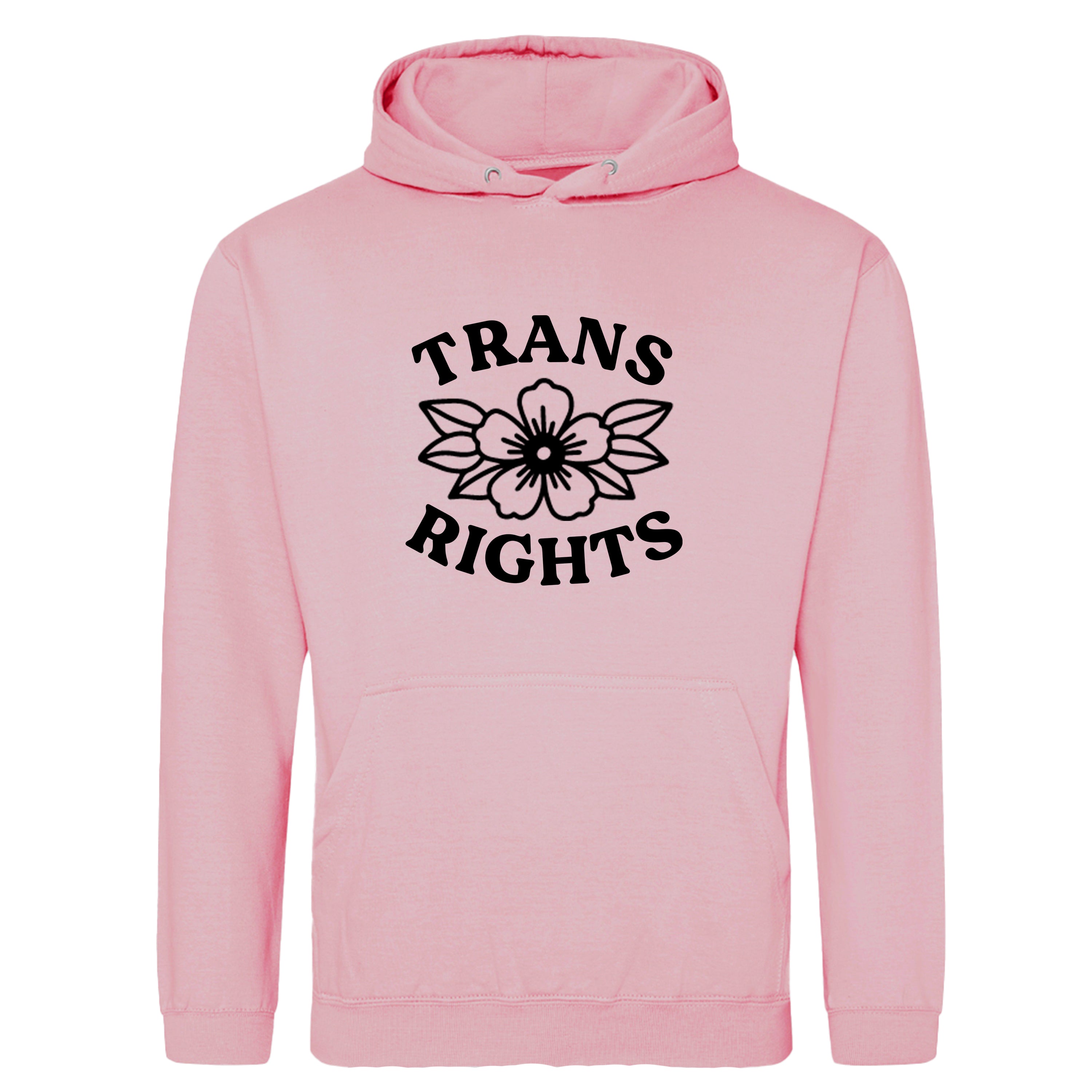 TRANS RIGHTS FLOWER HOODIE