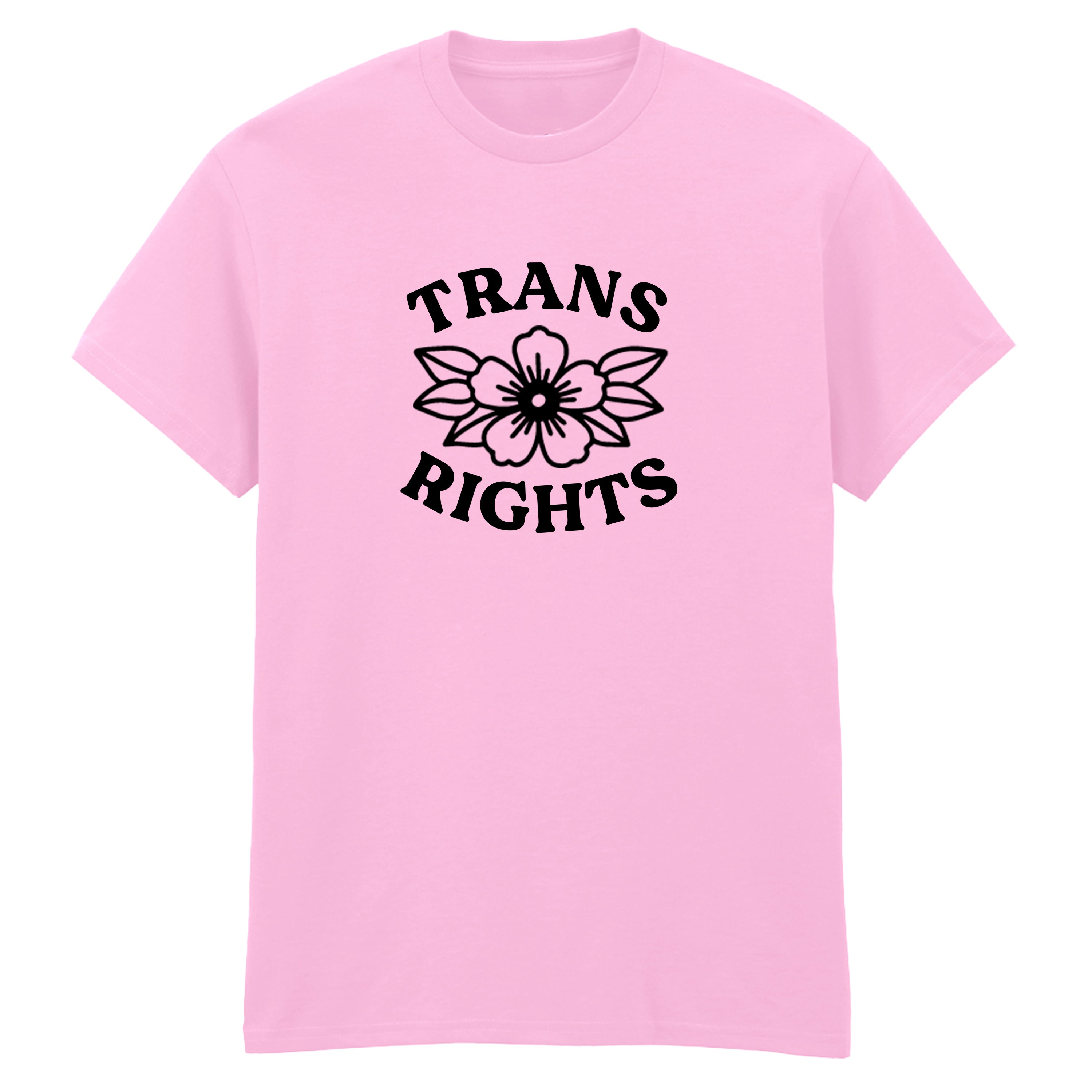 TRANS RIGHTS FLOWER T-SHIRT