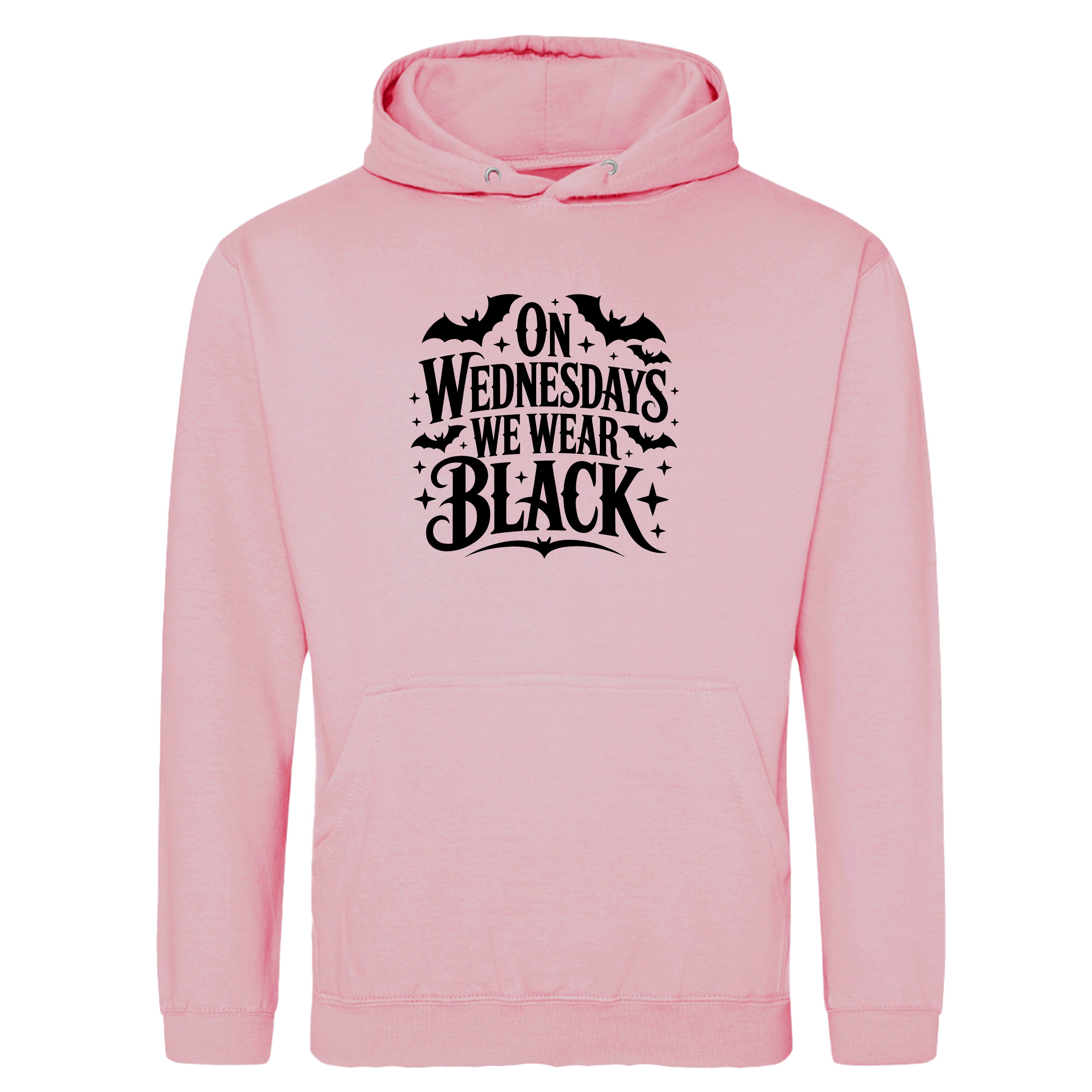 ON WEDNESDAYS WE WEAR BLACK HOODIE