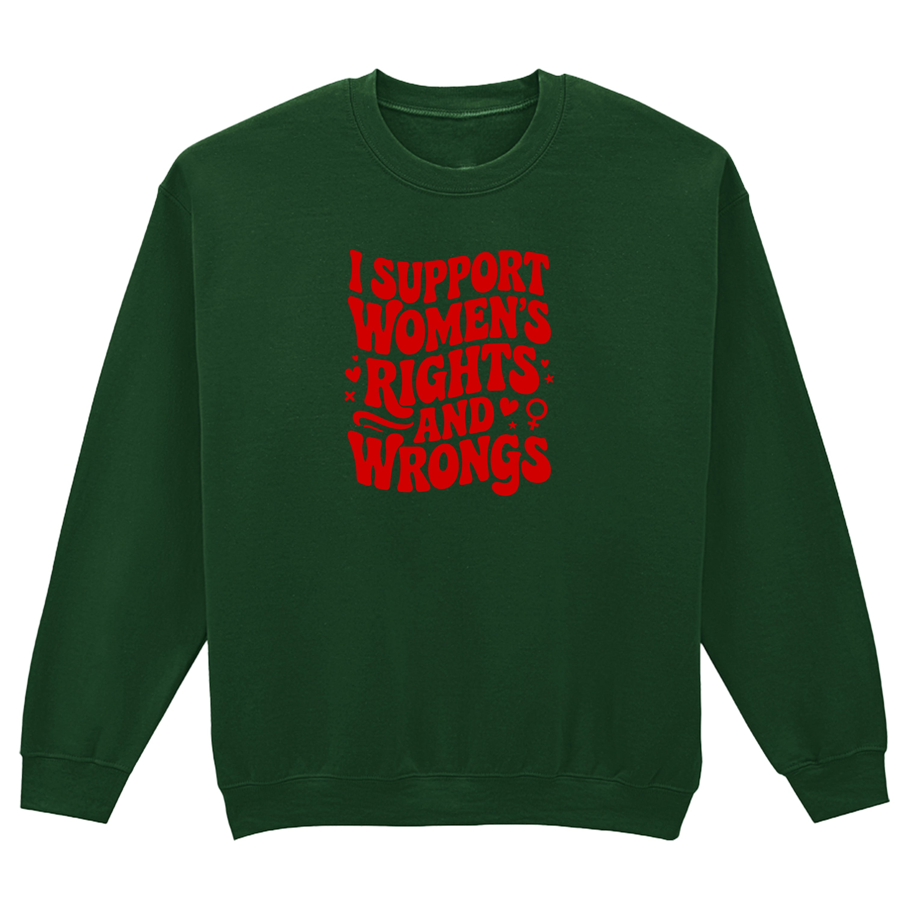 I SUPPORT WOMENS RIGHTS SWEATSHIRT