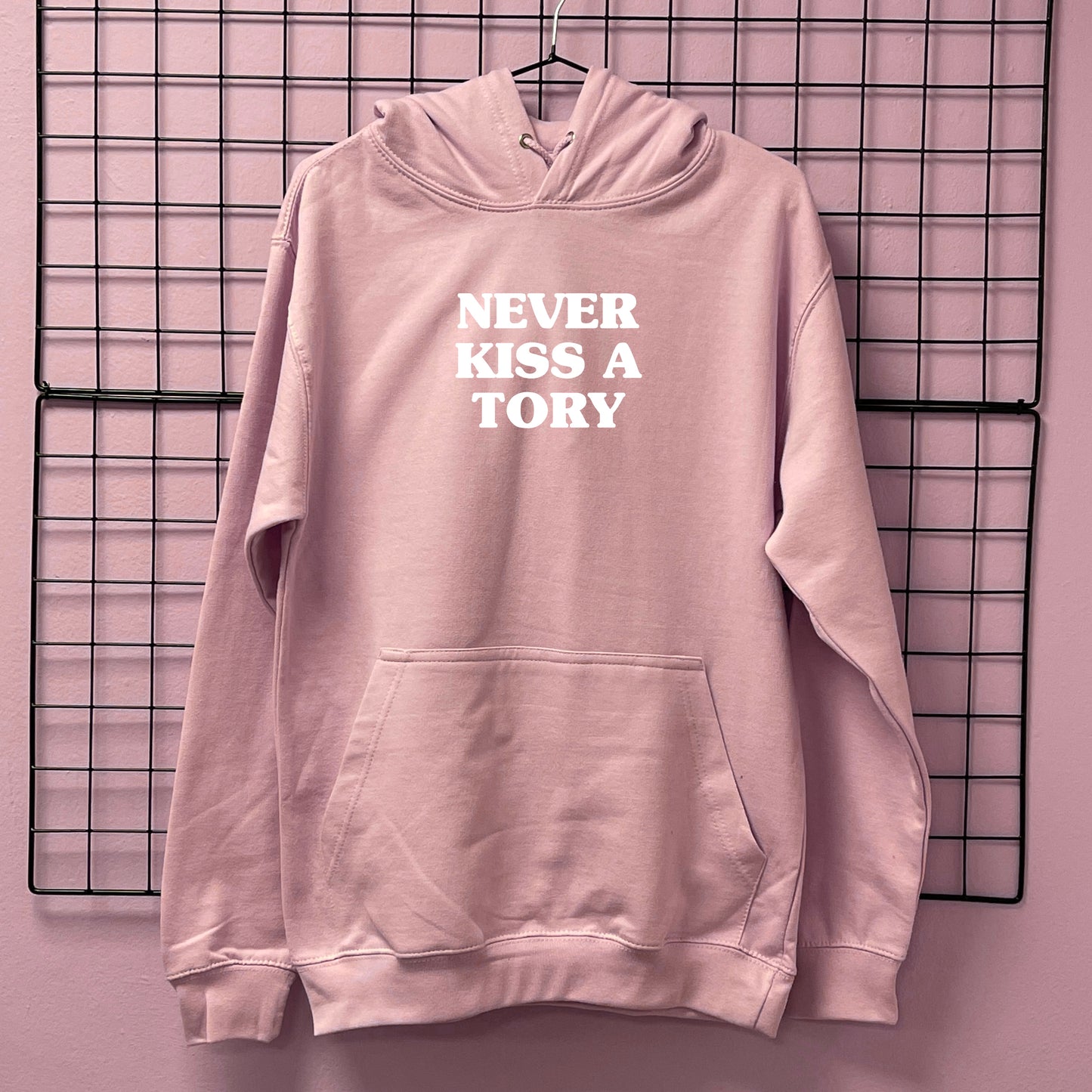 NEVER KISS A TORY HOODIE