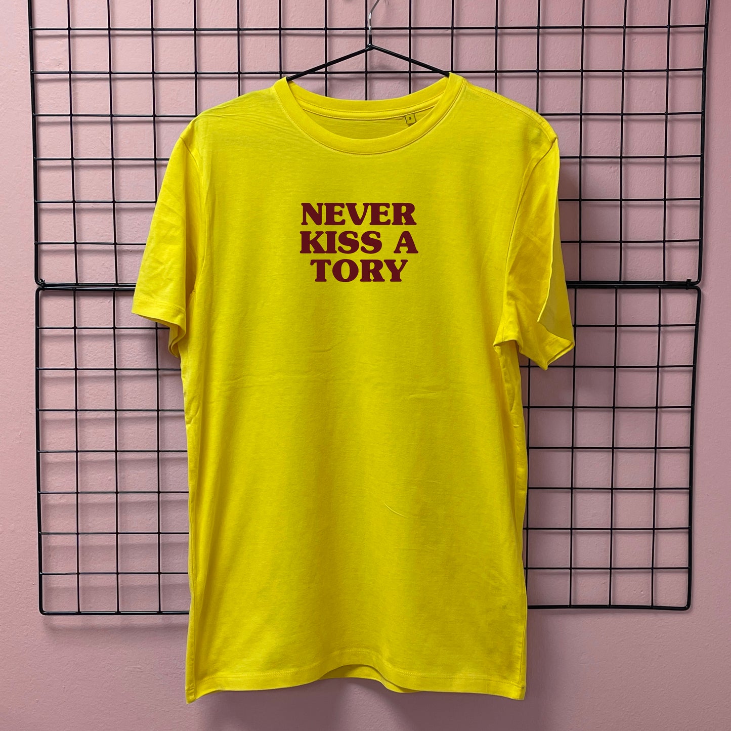 NEVER KISS A TORY T-SHIRT