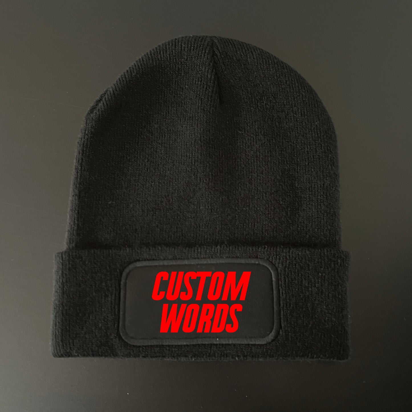 CUSTOM BEANIE HAT