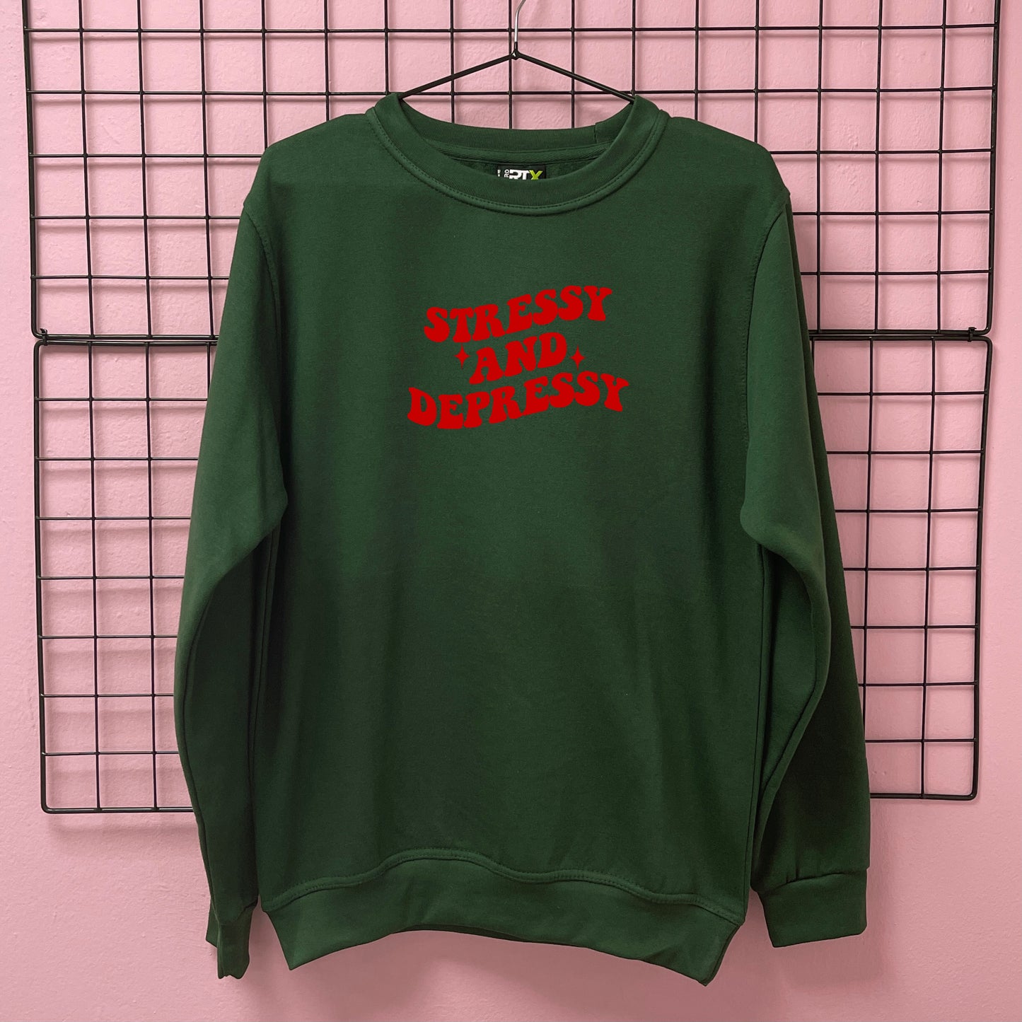 STRESSY AND DEPRESSY SWEATSHIRT