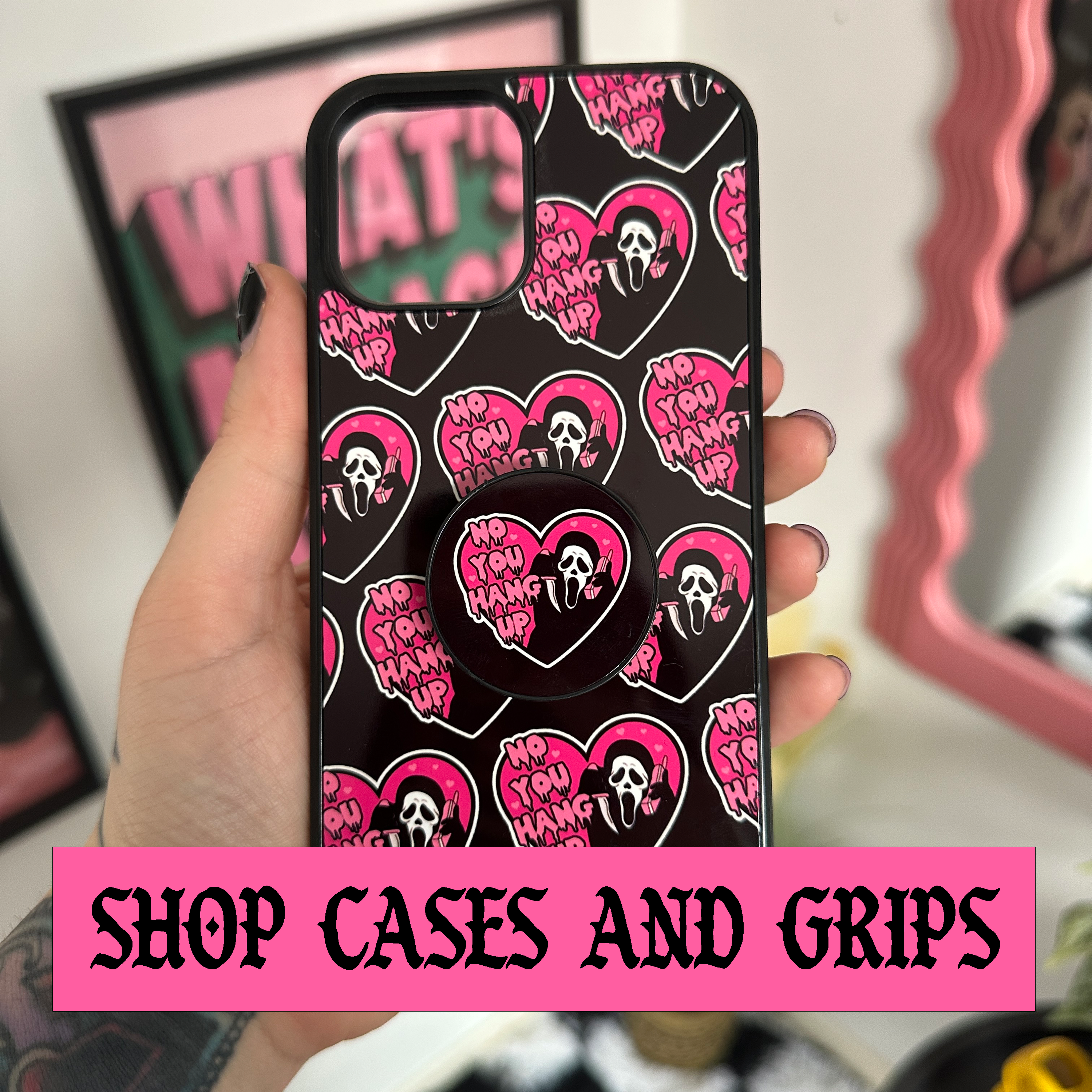 PHONE CASES AND GRIPS