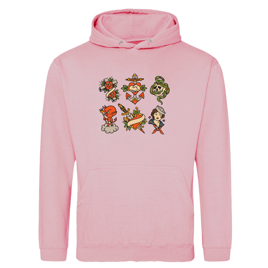 SIX TRADITIONAL TATTOO HOODIE