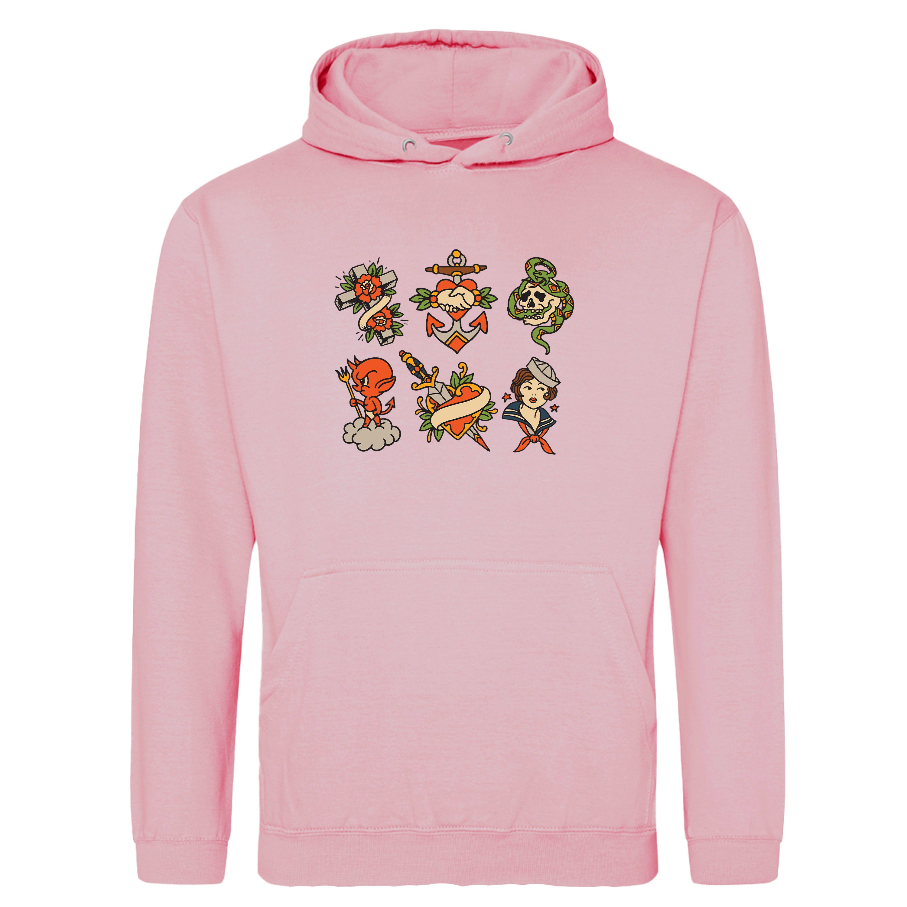 SIX TRADITIONAL TATTOO HOODIE