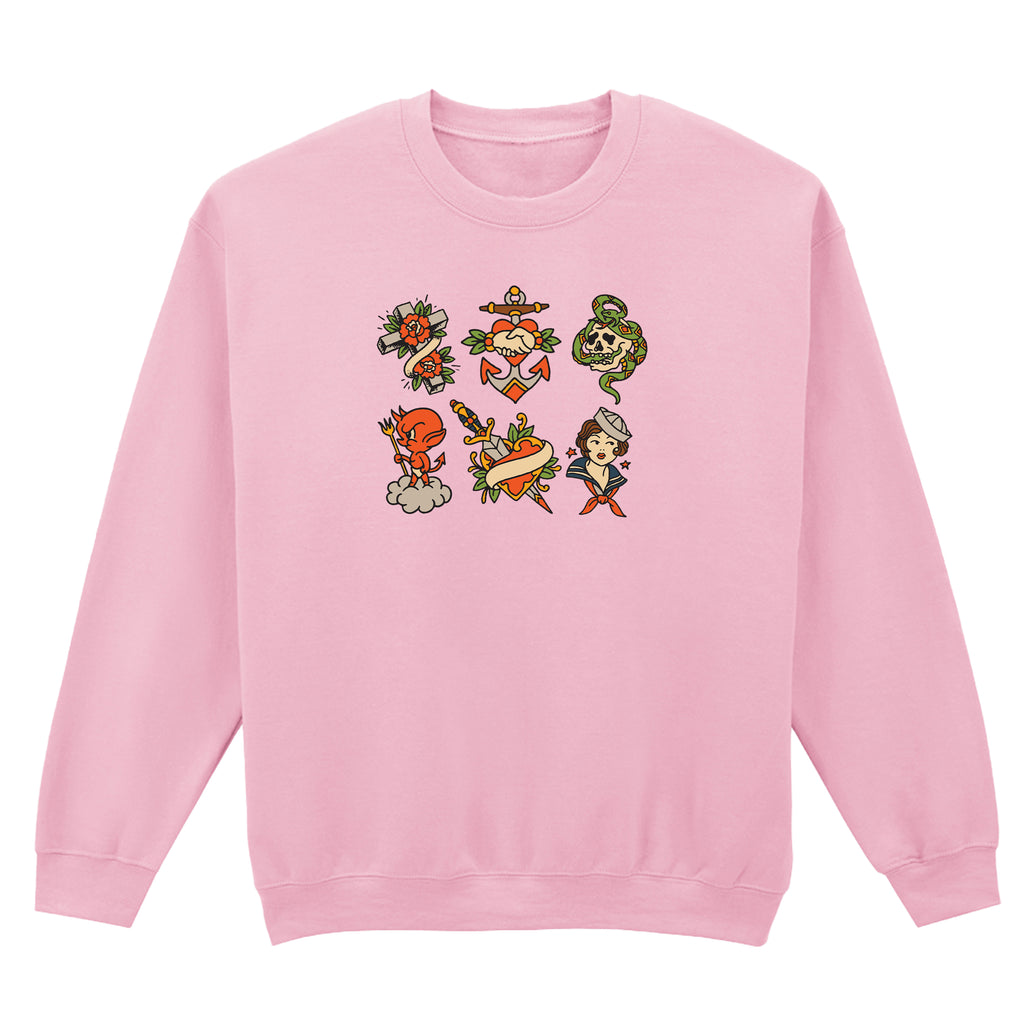 SIX TRADITIONAL TATTOO SWEATSHIRT