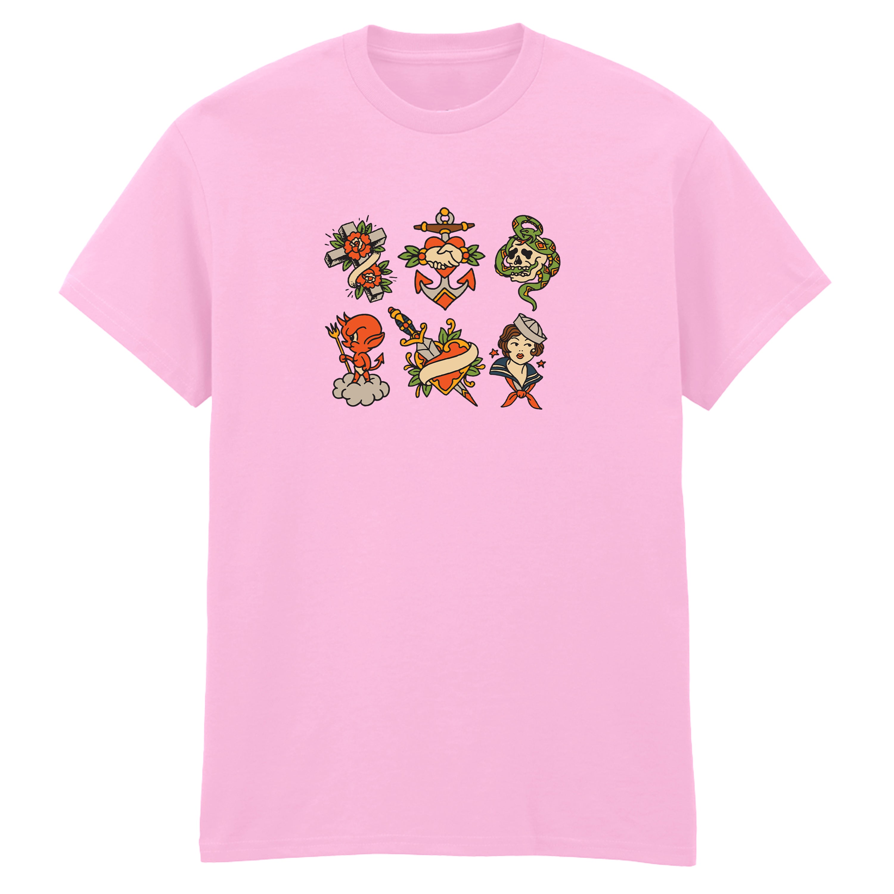 SIX TRADITIONAL TATTOO T-SHIRT