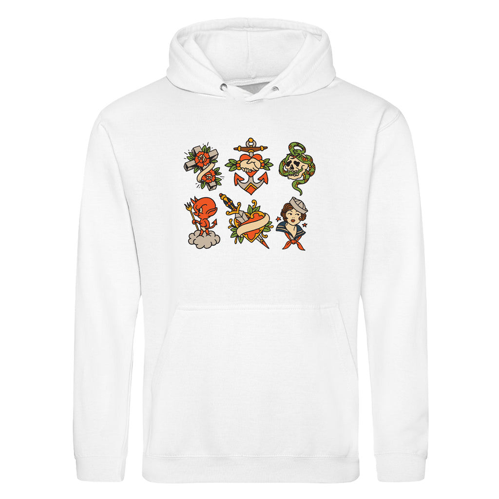 SIX TRADITIONAL TATTOO HOODIE