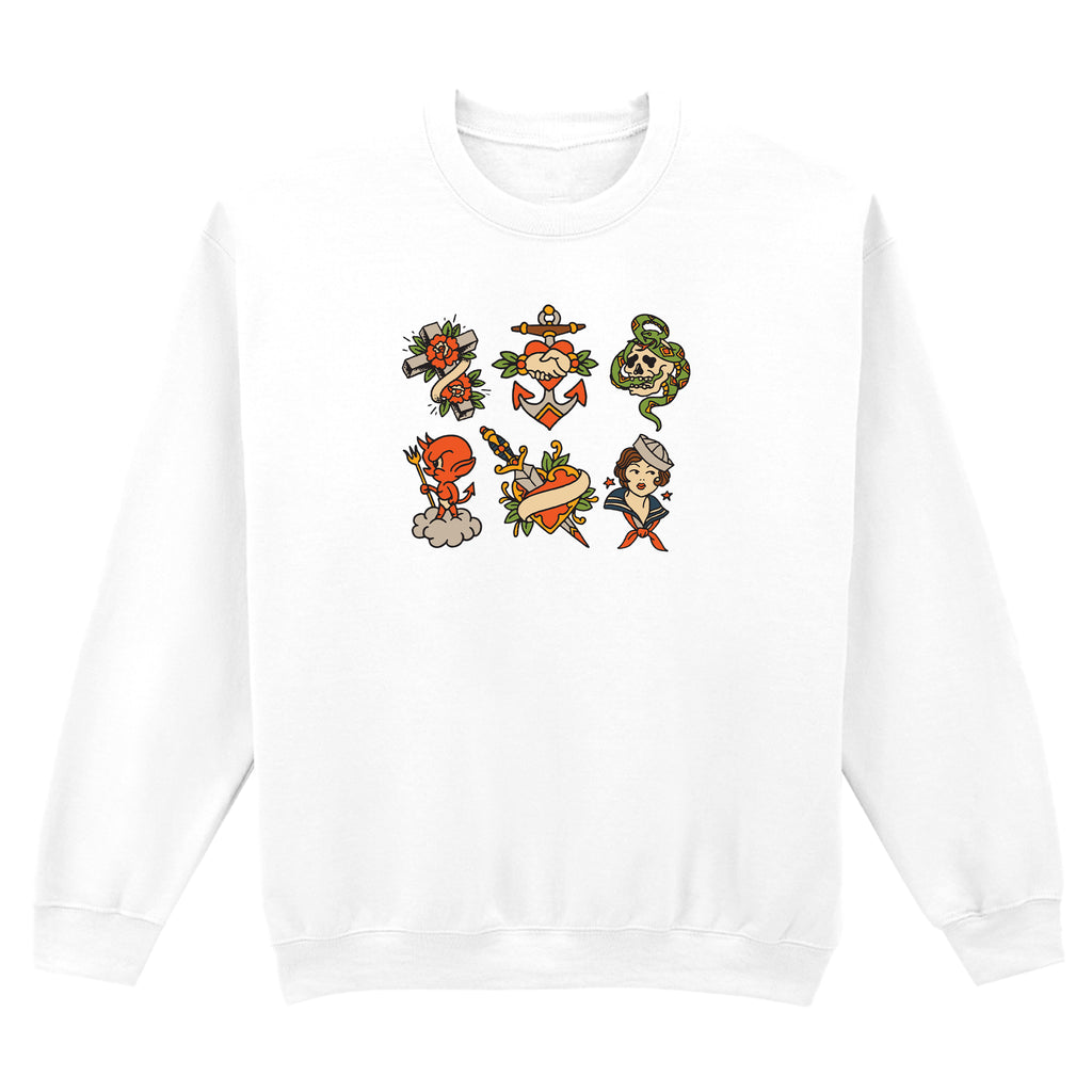 SIX TRADITIONAL TATTOO SWEATSHIRT