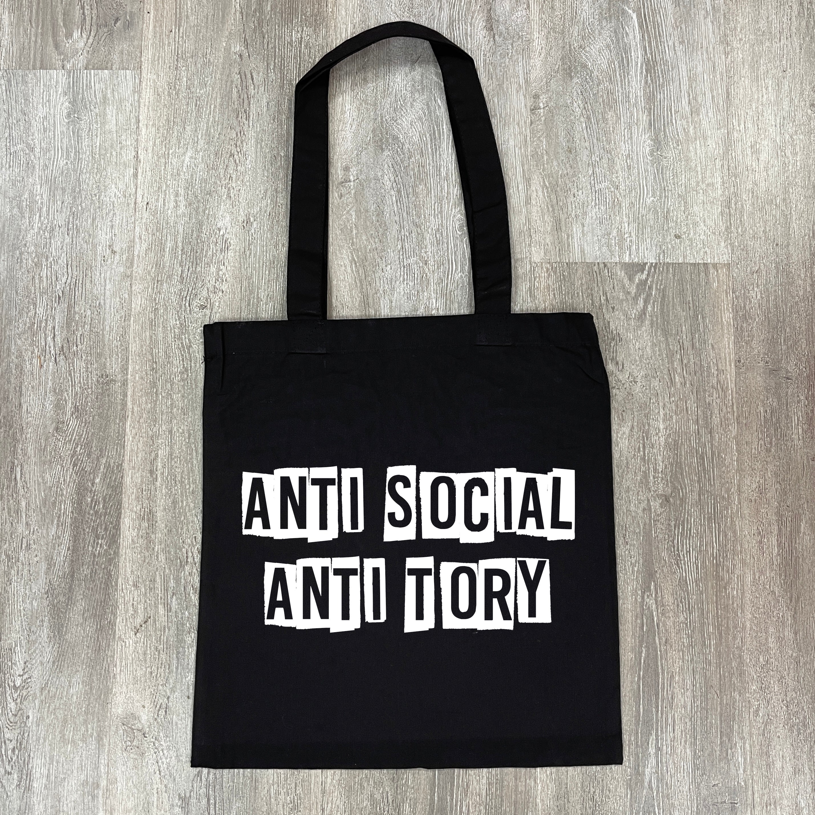 ANTI SOCIAL ANTI TORY TOTE BAG