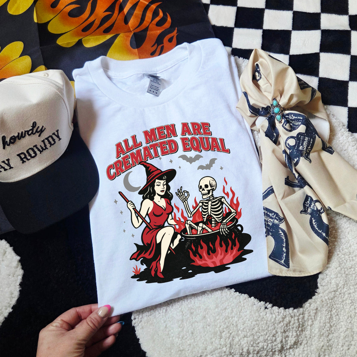 ALL MEN ARE CREMATED EQUAL T-SHIRT