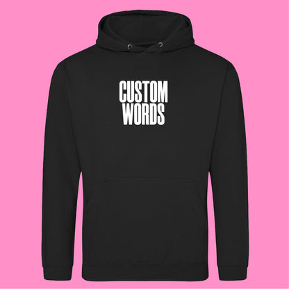 CUSTOM FRONT AND BACK PRINT HOODIE