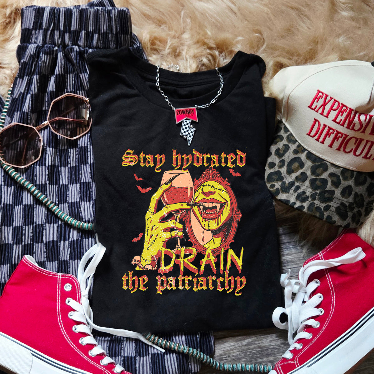 DRAIN THE PATRIARCHY T-SHIRT