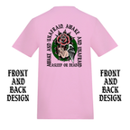 FAMOUS LAST WORDS FRONT AND BACK T-SHIRT