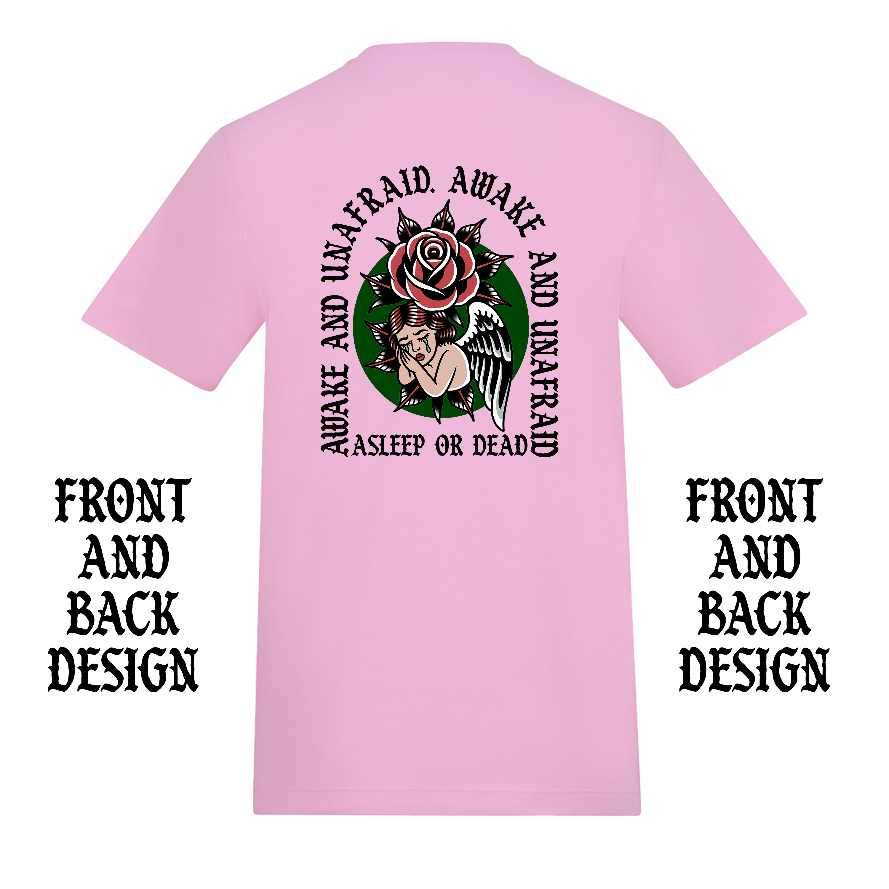 FAMOUS LAST WORDS FRONT AND BACK T-SHIRT