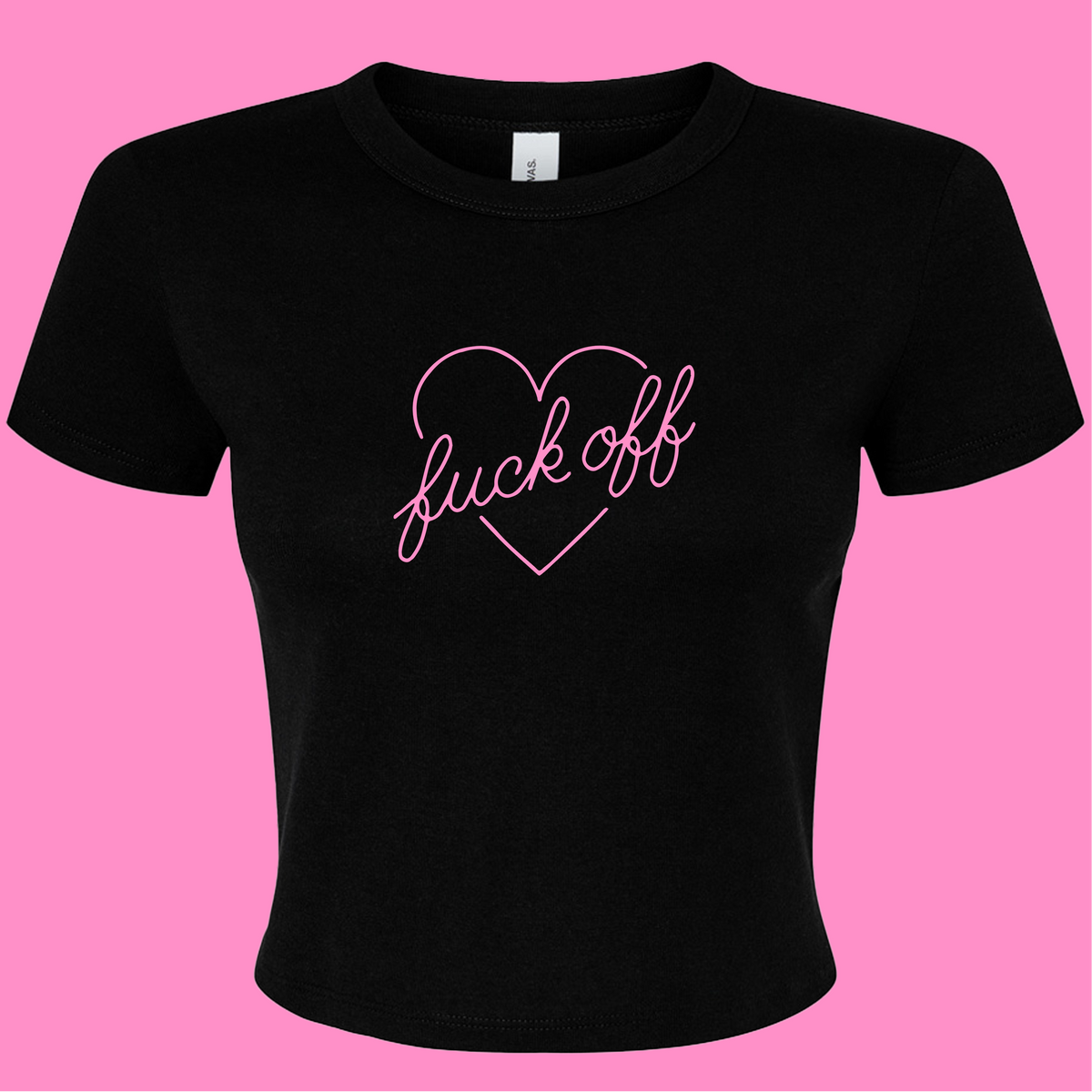 FUCK OFF HEART BABY T-SHIRT