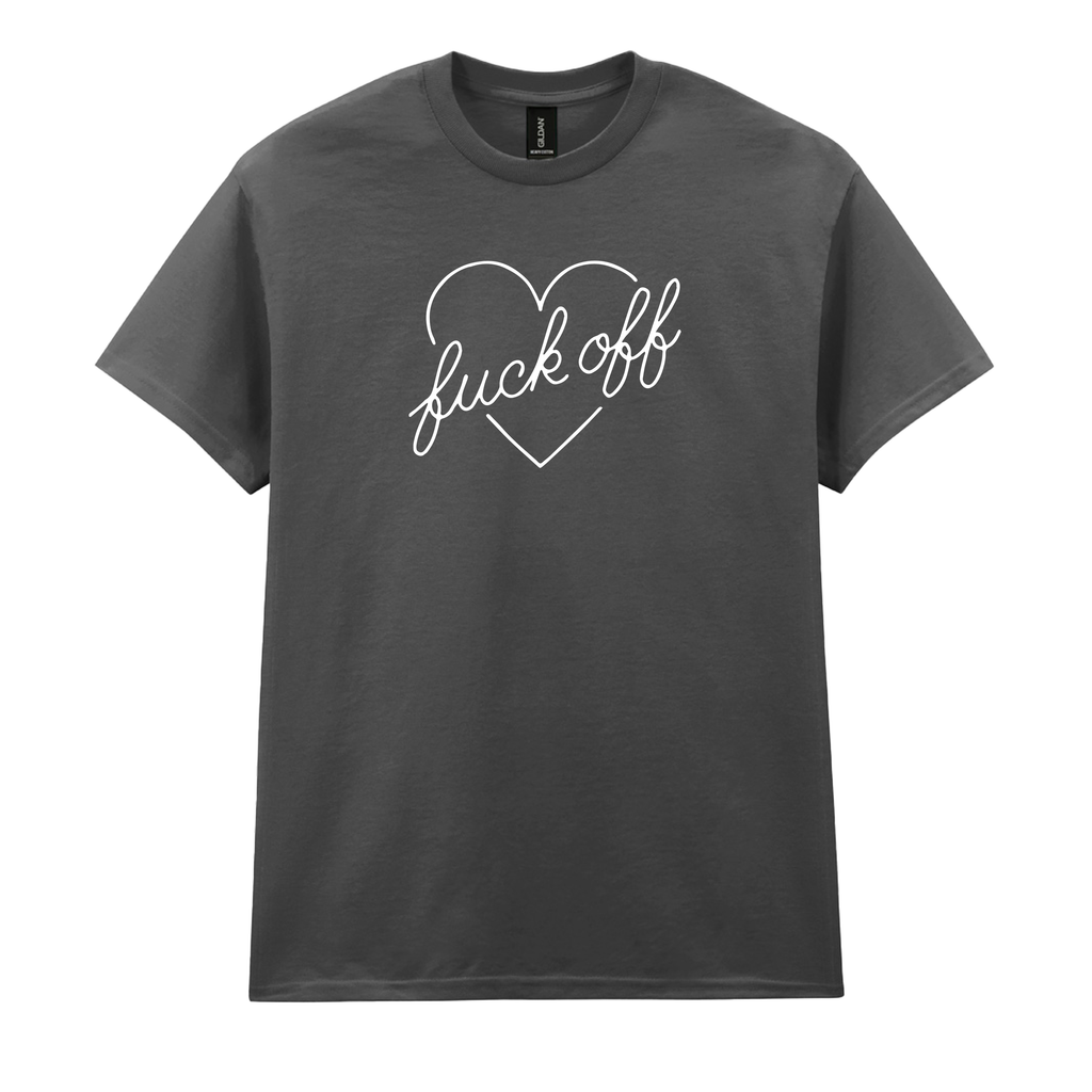 FUCK OFF HEART T-SHIRT