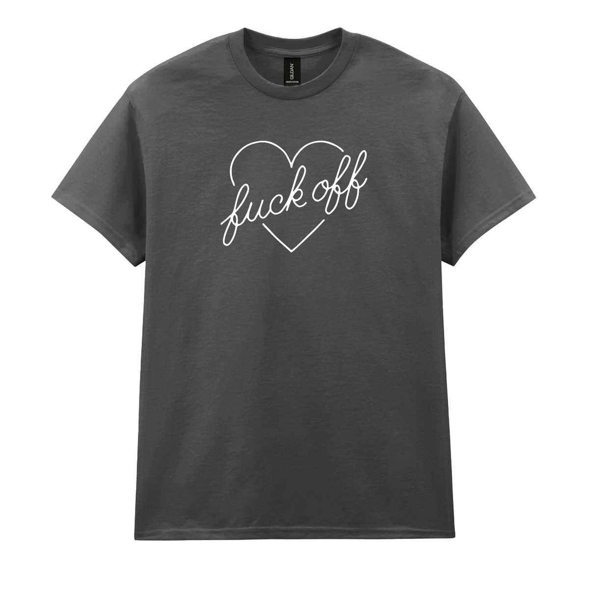 FUCK OFF HEART T-SHIRT