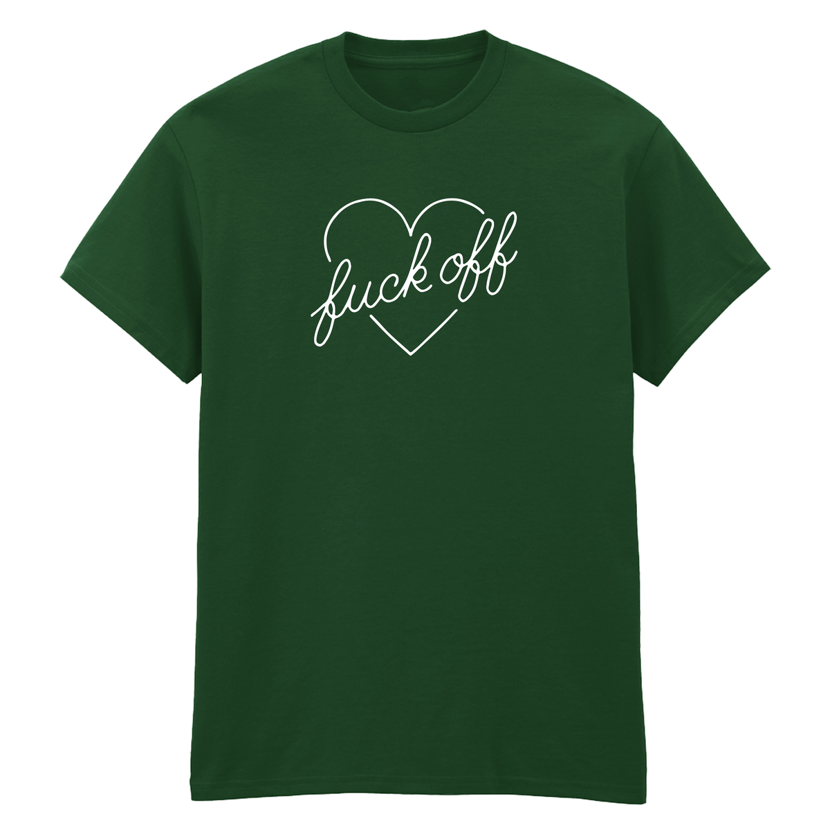 FUCK OFF HEART T-SHIRT