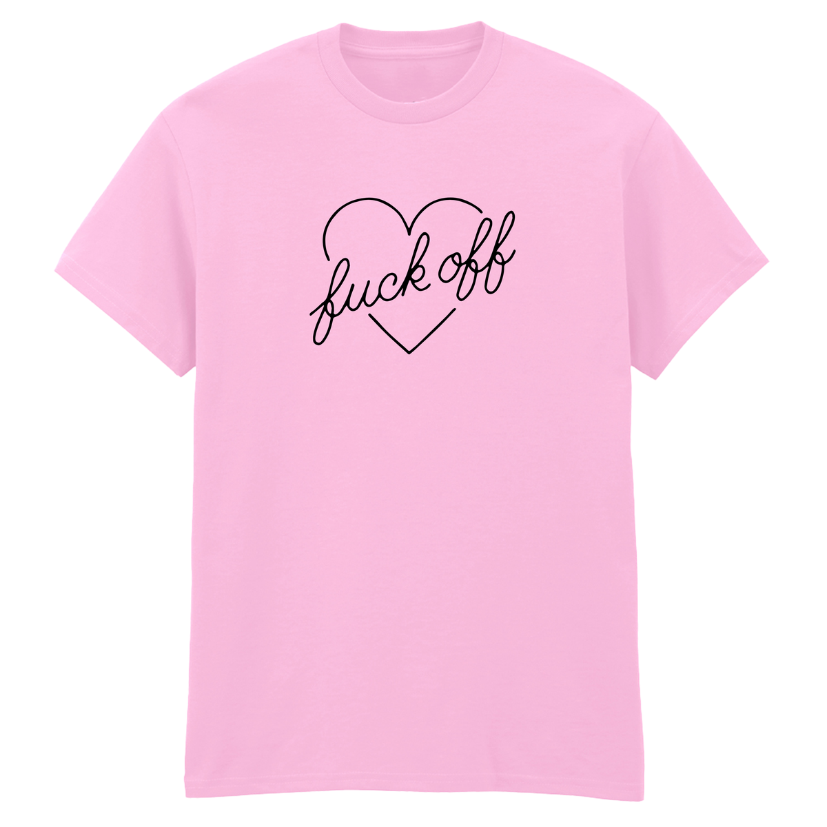 FUCK OFF HEART T-SHIRT