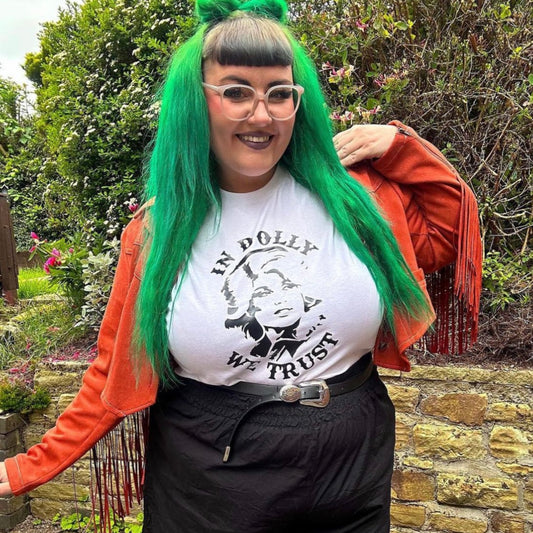 IN DOLLY WE TRUST T-SHIRT