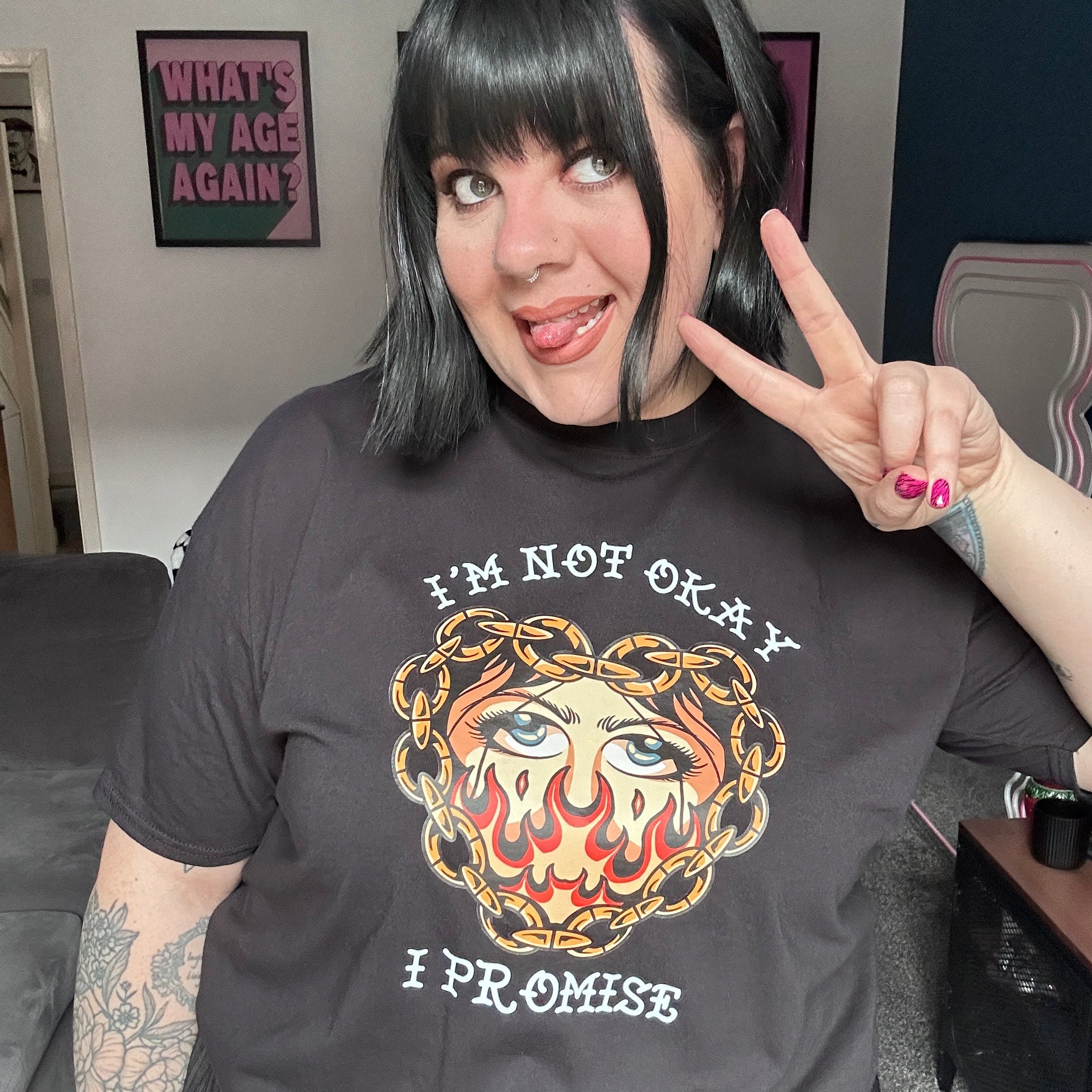 I'M NOT OKAY MY CHEMICAL ROMANCE T-SHIRT