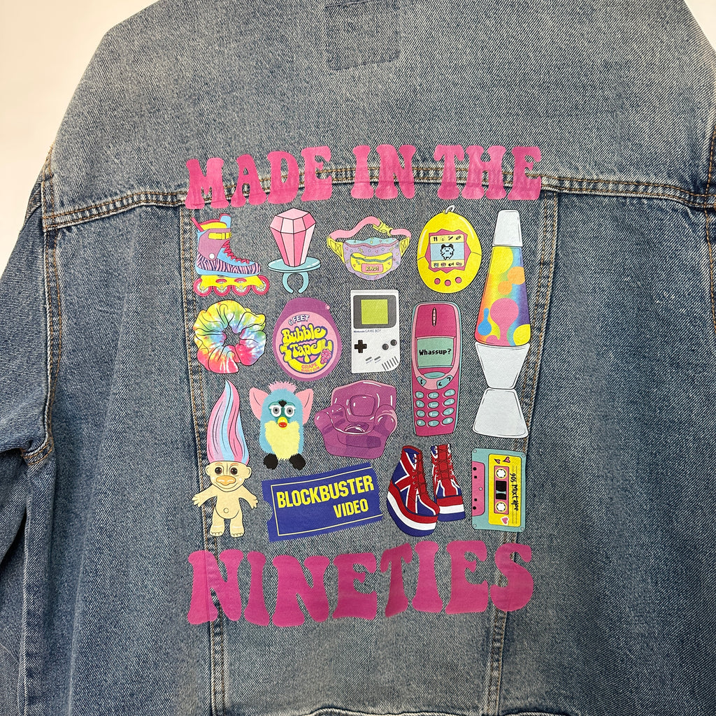 MADE IN THE 90'S DENIM JACKET SIZE 20