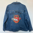 TIL DEATH DENIM JACKET SIZE 20/22