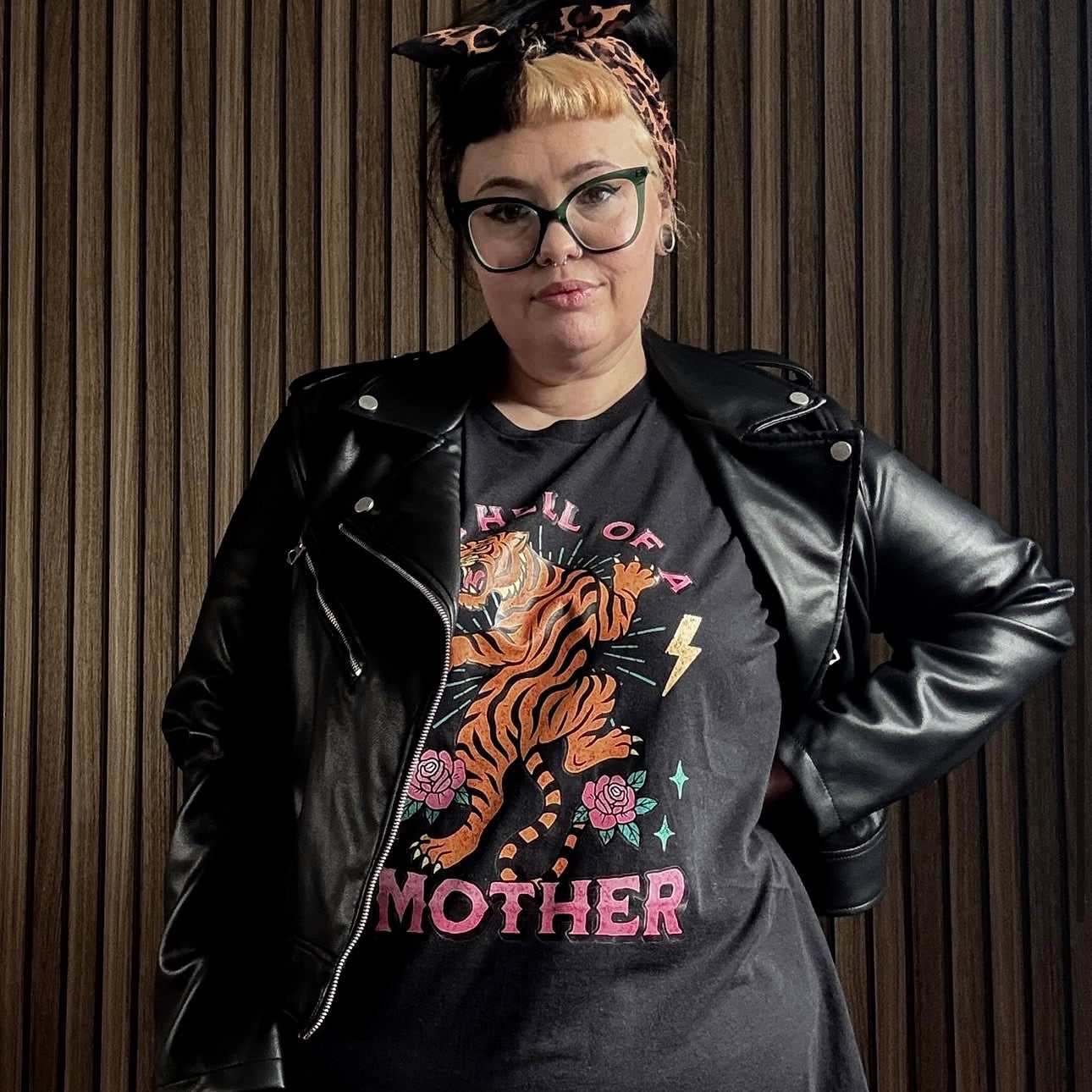 ONE HELL OF A MOTHER TIGER T-SHIRT
