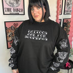TATTOOS ARE FOR SCUMBAGS SLEEVE SWEATSHIRT