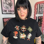 SIX TRADITIONAL TATTOO T-SHIRT