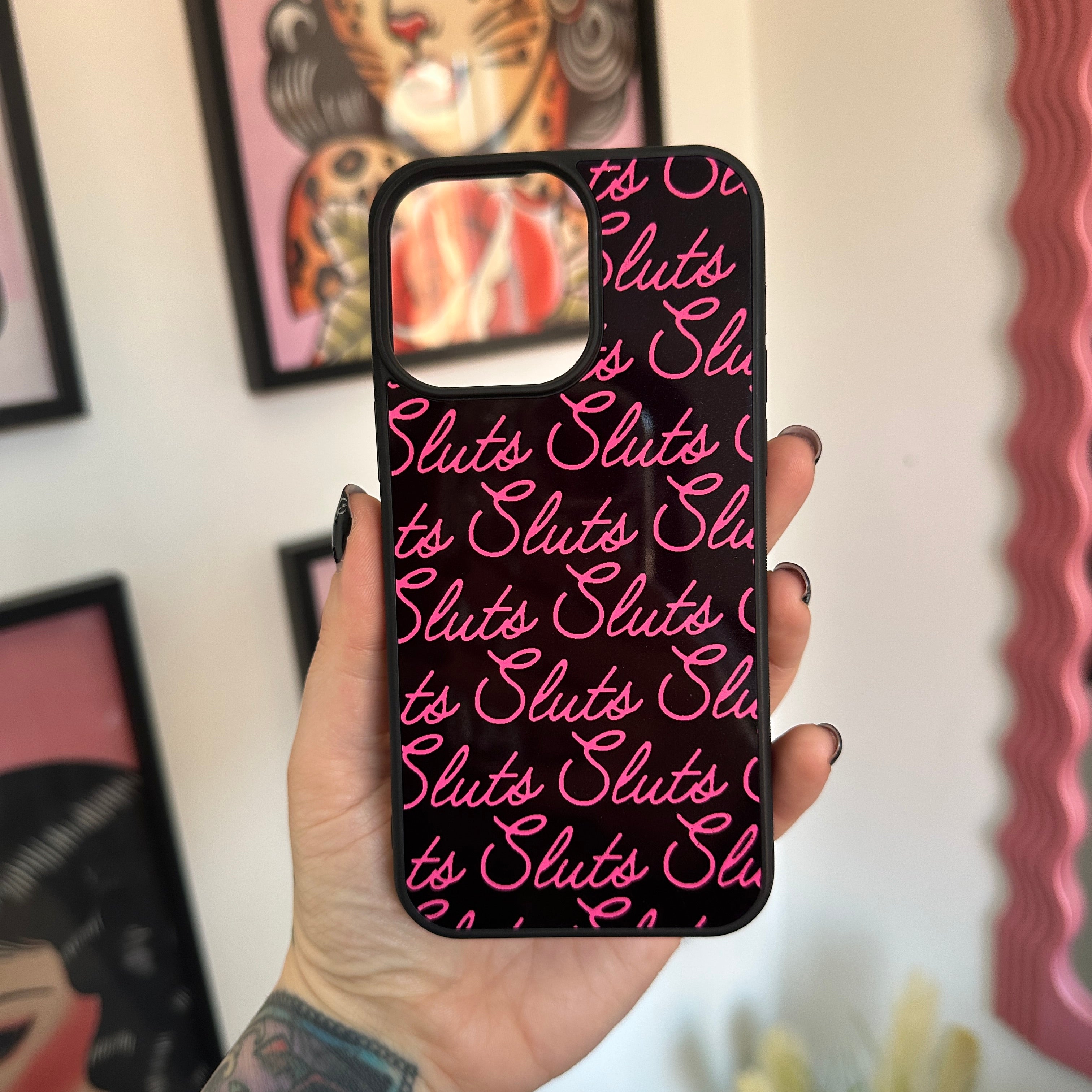 SLUTS PINK PHONE CASE