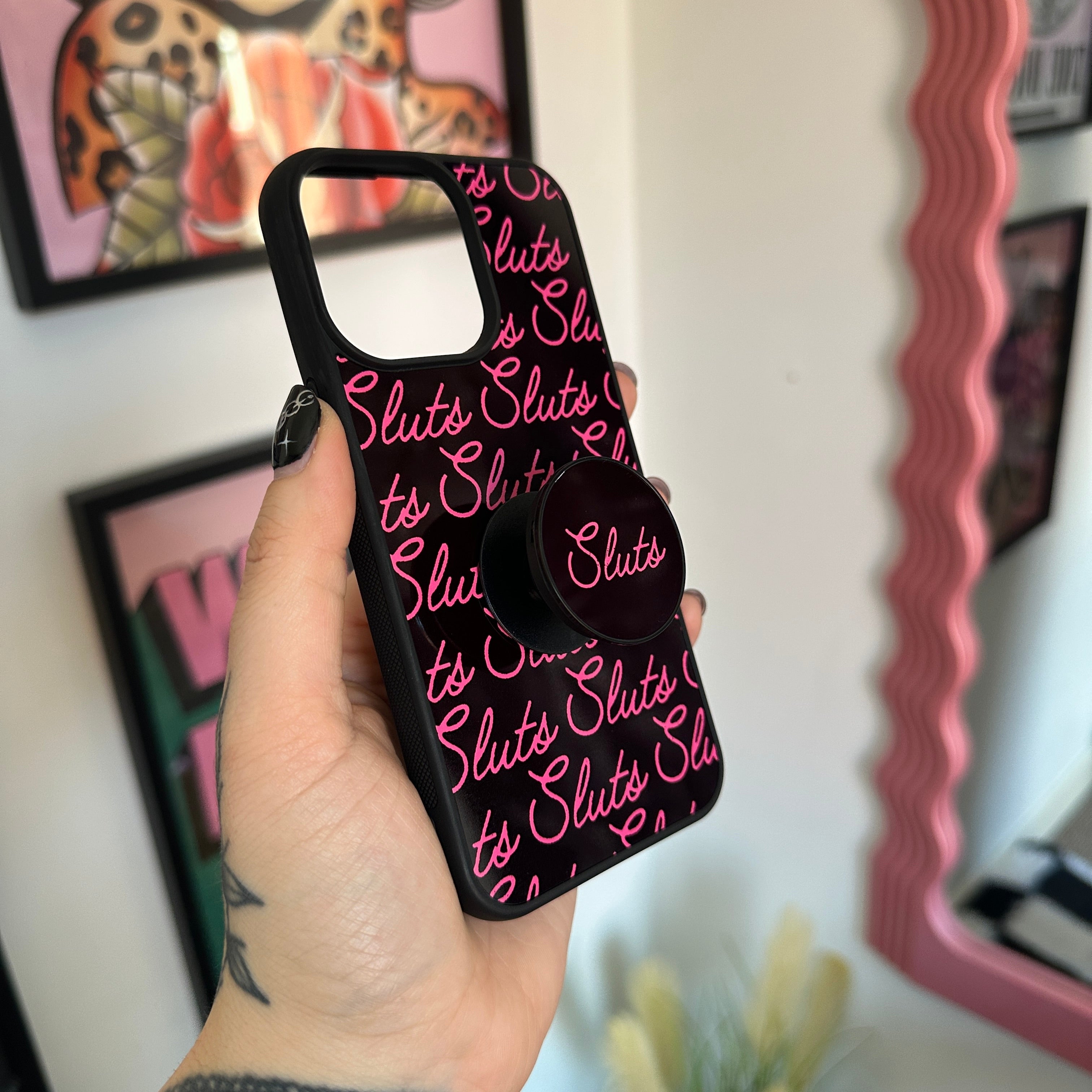 SLUTS PINK PHONE CASE