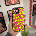 PINK HAPPY MELT PHONE CASE