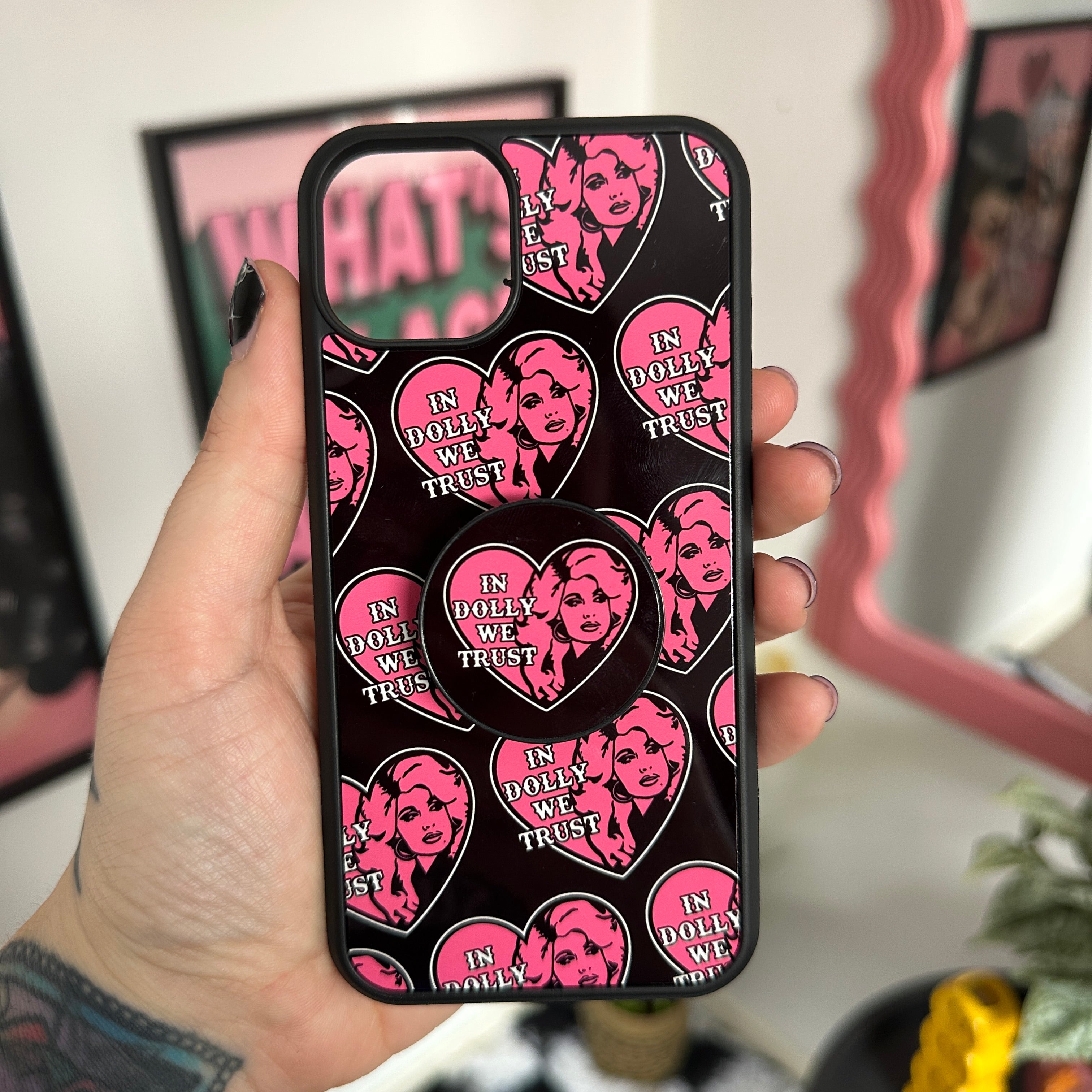IN DOLLY WE TRUST PHONE GRIP