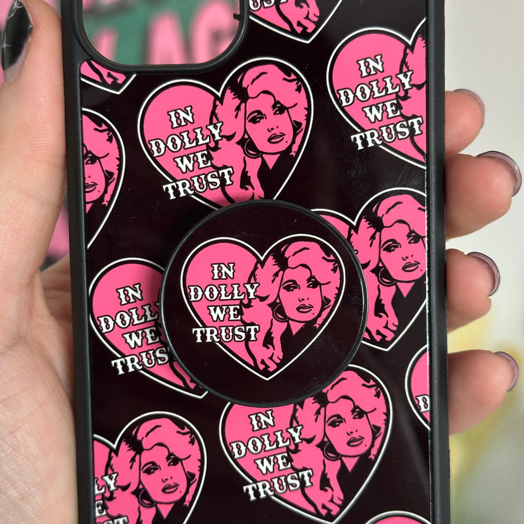 IN DOLLY WE TRUST PHONE GRIP