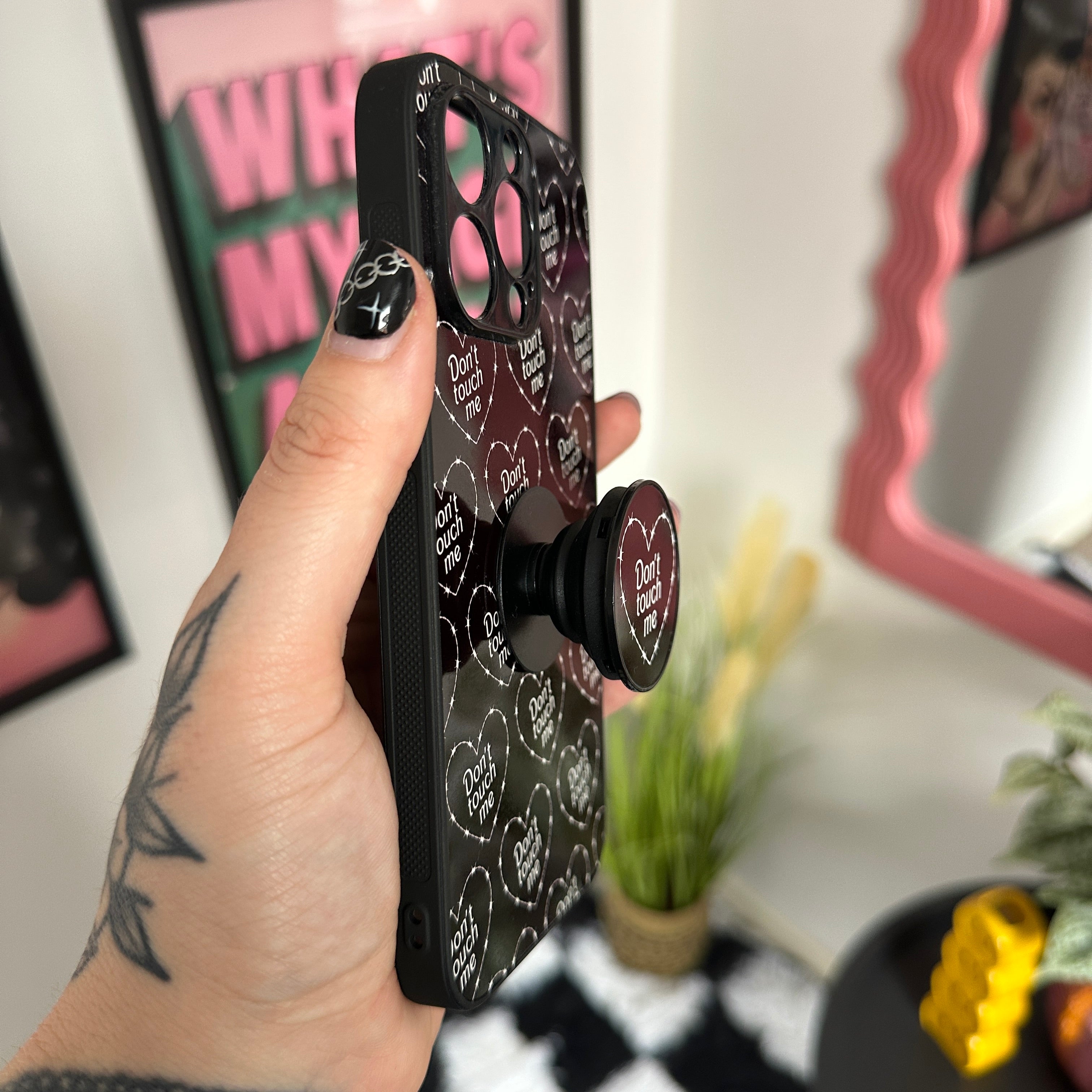 DON'T TOUCH ME PHONE CASE