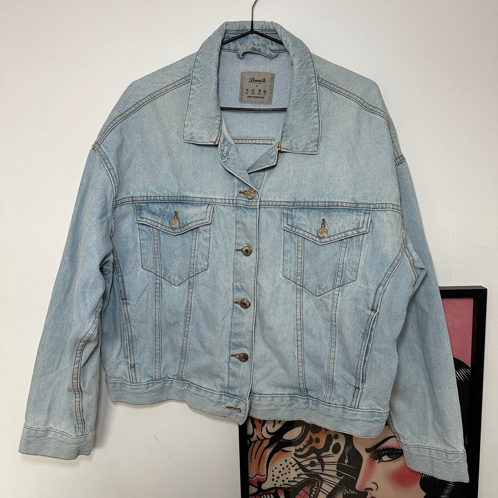 GIRLS WILL BE GIRLS DENIM JACKET SIZE 14