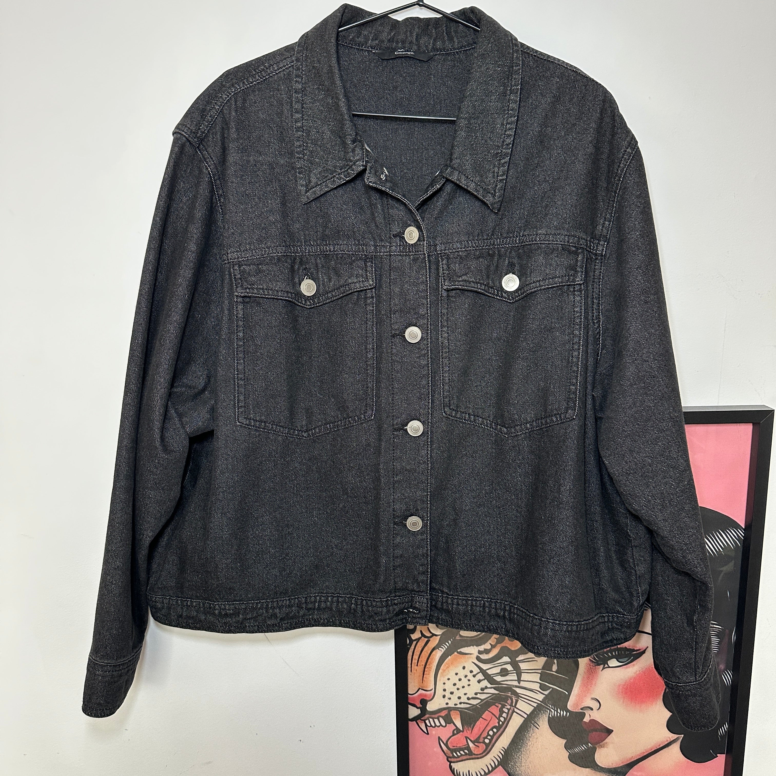SAD GIRLS CLUB DENIM JACKET SIZE 22