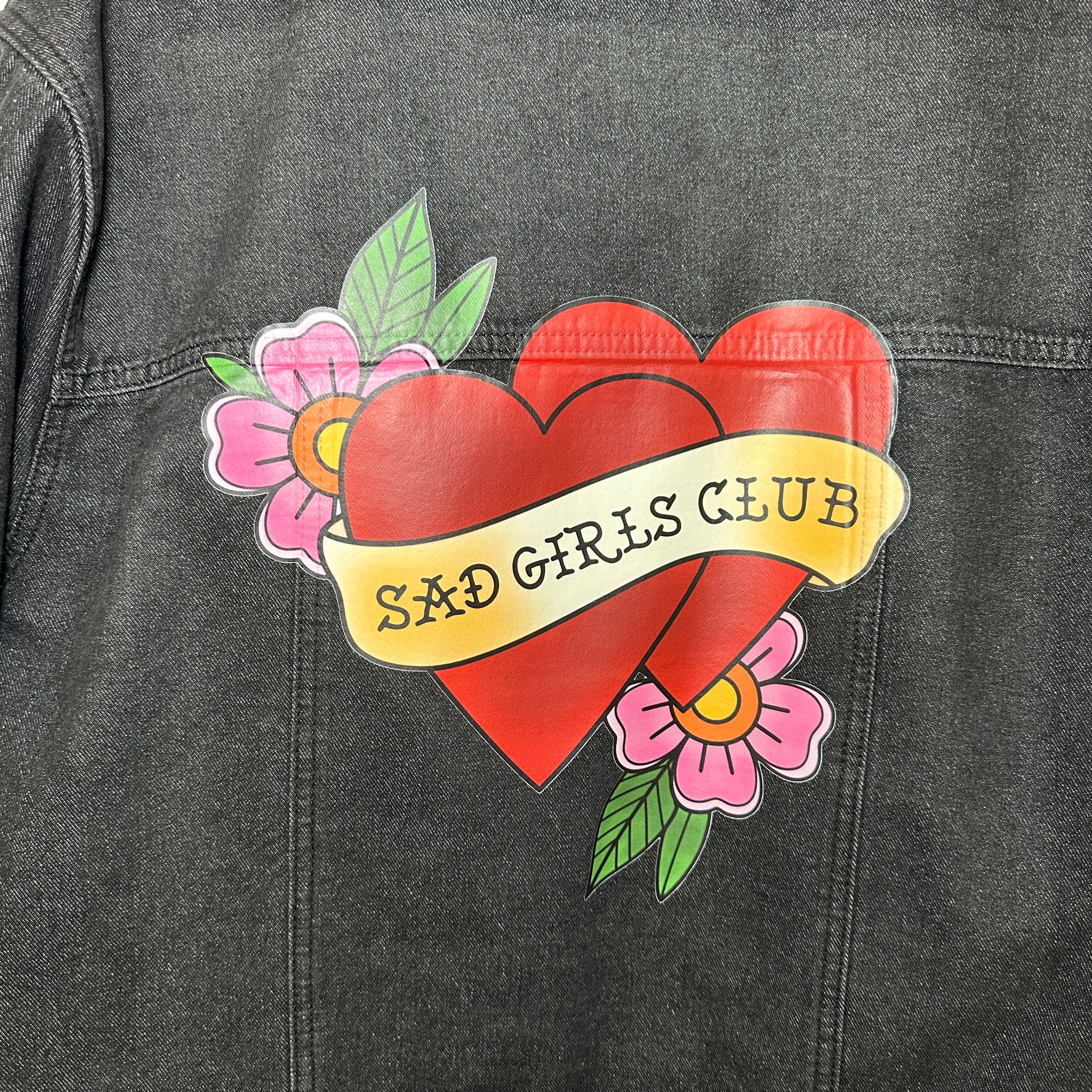 SAD GIRLS CLUB DENIM JACKET SIZE 22