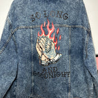 SO LONG AND GOODNIGHT DENIM JACKET SIZE 24