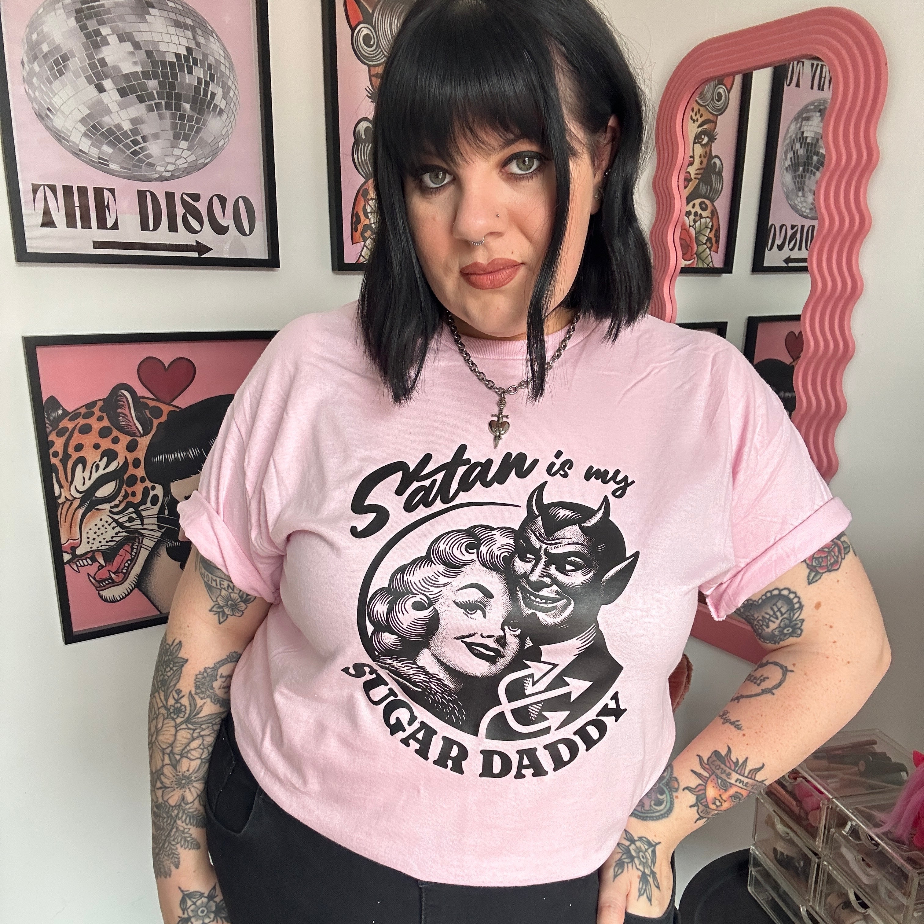 SATAN IS MY SUGAR DADDY T-SHIRT